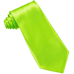 Krawatte glänzend neon grün - OS