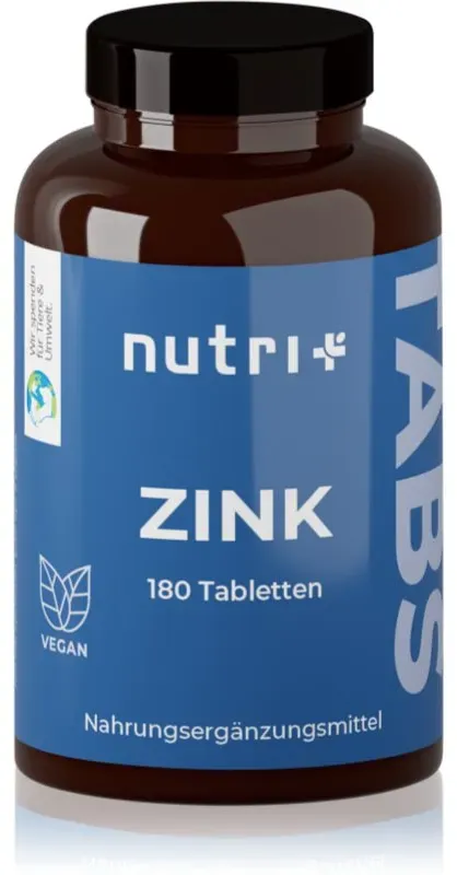 nutri+ Zink Tabletten für Haare, Nägel und Haut 180 TABL