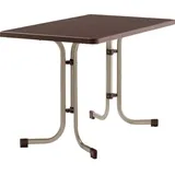Sieger Klapptisch 115 x 70 x 72 cm Champagner