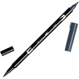 Tombow ABT-N35 Fasermaler Dual Brush Pen mit zwei Spitzen, cool grey 12