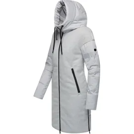 Ragwear Mantel Jumana grau / schwarz S
