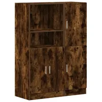 VidaXL 2-tlg. Küchenschrank-Set Räuchereiche Holzwerkstoff