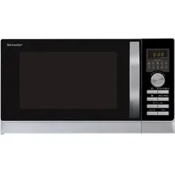 Sharp Home Appliances R843INW Silber Kombi-Mikrowelle 25 l 900 W