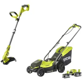 RYOBI 18 V ONE+ Akku-Rasenmäher inkl. 2 x 4,0 Ah