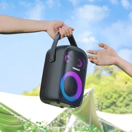 Tronsmart Halo 100 18 h, Akkubetrieb), Bluetooth Lautsprecher, Schwarz