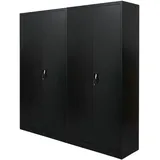 Proregal ELEPHANT Aktenschrank 180x80x40 cm Schwarz