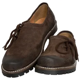 Almsach MICHI-Velourespresso Herren Dunkelbraun 41