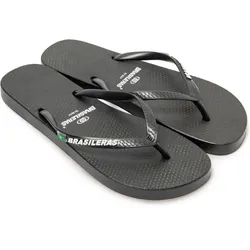 Schwarze BRASILERAS Damen Flip Flops mit rutschfesten Sohlen 38