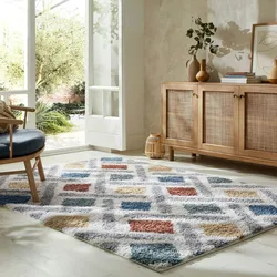 Kadima Design Moderner Marokkanischer Teppich `Mersey Ruby`, 100% Polypropylen - 160x230 cm