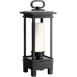 Außenleuchte Lautsprecher Laterne Bluetooth Tischlampe LED Musik Lampe H 47,4 cm