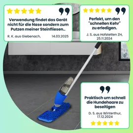 casativo Bodenwischer 2 in 1 Blau/Grau