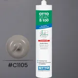 OTTOSEAL® S 100 Sanitärsilikon 300 ml – basalt C1105 – schimmelresistent & UV-beständig