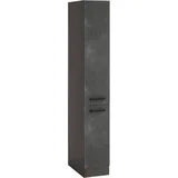 KOCHSTATION Apothekerschrank »KS-Tulsa«, 30 cm breit, 200 cm hoch, mit 2 Auszügen, Metallgriff, MDF Front,