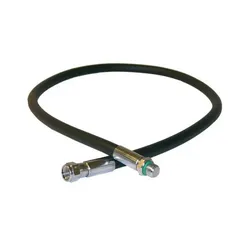 Polaris - Gummi HD-Schlauch - 15cm - Schwarz