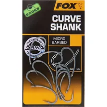 Fox Edges Armapoint Curve Shank Hooks - 10 Karpfenhaken, Angelhaken zum Karpfenangeln, Haken für Karpfen, Boiliehaken, Größe:2