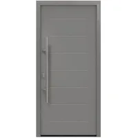 Hörmann ISOPRO IP 015 links 110 x 210 cm graualuminium