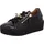 Gabor Damen Low-Top Sneaker Schwarz/Gold 44