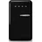 FAB10LBL6 Retro-Kühlschrank (122 l, 970 mm hoch, Schwarz)
