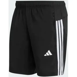 adidas Workout Essentials Base 3 Stripes Woven Shorts Black/White S