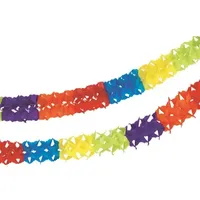 Papstar Girlande Papier, bunt