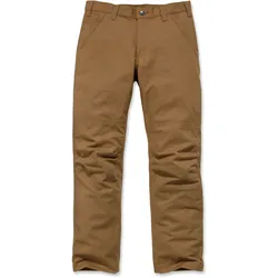 Carhartt Full Swing Cryder Dungaree, Textilhose - Braun - W40/L30