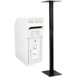 MonsterShop Briefkasten mit Bodenständer Weiß