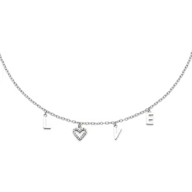s.Oliver Armband Love Edelstahl silber 0106-B-21 Größe 21