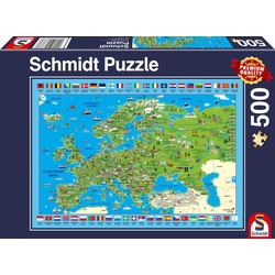 Schmidt Spiele – Europa entdecken, 500 Teile