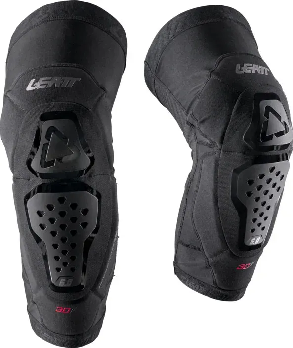 Leatt 6.0 Evo V26, Protecteurs de genoux Niveau 2 - Noir - XXL