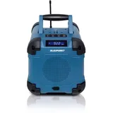 Blaupunkt Baustellenradio mit Bluetooth, Blau