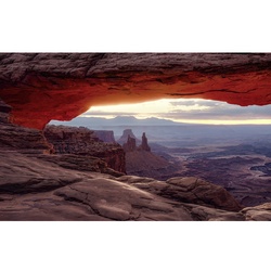 KOMAR Vliestapete »Mesa Arch«, Breite 450 cm, seidenmatt - bunt