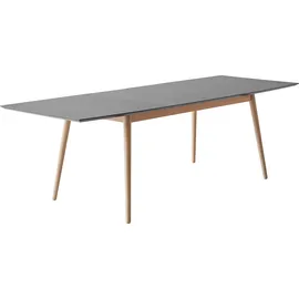 Hammel Furniture Meza Designtisch mit Auszugsfunktion 165 x 90 x 73,5 cm Grau/Weiß