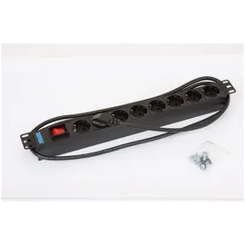 Triton Steckdosenleiste 2 m Schwarz 8 St.