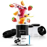 Gourmetmaxx Mr Magic Mixer Standmixer Smoothie Maker 18-teilig