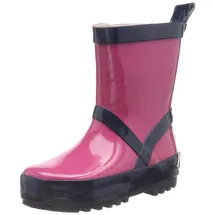 Playshoes Gummistiefel Uni Pink/Marine 24/25