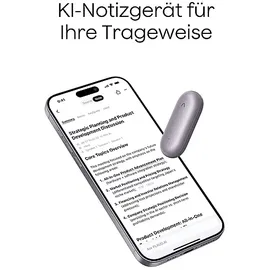 plaud NotePin Single Diktiergerät, Sunset Purple