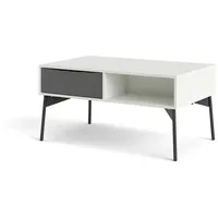 VCM ebuy24 Couchtisch Weiß, 99x49x60 cm, Wohnzimmer, Wohnzimmertische, Couchtische