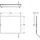 KWC Kippspiegel, CONTINA, Edelstahl, 600x500x74 mm, Griff,