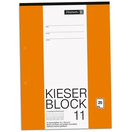 Brunnen Kieserblock A4 kariert 25 Blatt