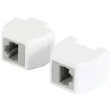 Allnet ALL-RJ45-Magnet RJ45 Sicherungskupplung, Abwurfbuchse, PoE fähig, bis zu 10GBit 193972 Stecker, gerade Weiß 1 St.