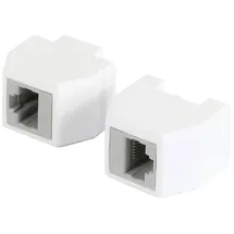 Allnet ALL-RJ45-Magnet RJ45 Sicherungskupplung, Abwurfbuchse, PoE fähig, bis zu 10GBit 193972 Stecker, gerade Weiß 1 St.