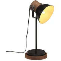 vidaXL Schreibtischlampe Schwarz
