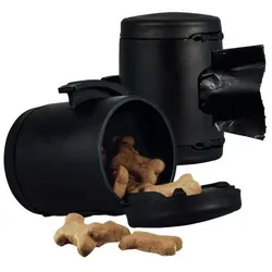 Flexi VARIO Multi Box für Kotbeutel oder Leckerlis - Schwarz