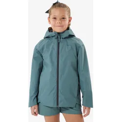 Wanderjacke Kinder Gr.122–170 wasserdicht - MH500 grün aschgrün|carbongrau 131-140cm 8-9J