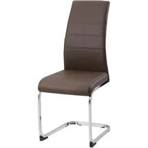 Hti-Living Schwingstuhl SallyC Kunstleder Braun