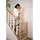 Geuther Schwenk-Treppenschutzgitter Plus 67-107 cm natur