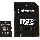 Intenso microSD UHS-I Professional + SD-Adapter 16 GB