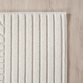 Ayyildiz Flachgewebeteppich Helix 2201 Creme 80 cm x 150 cm