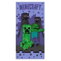 Minecraft Badetuch 70 x 140 cm rosa