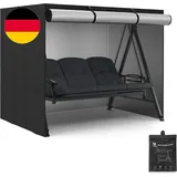 M Mcombo Hollywoodschaukel Abdeckung 3-4 Sitzer, Abdeckplane Wasserdicht & Uv-Be